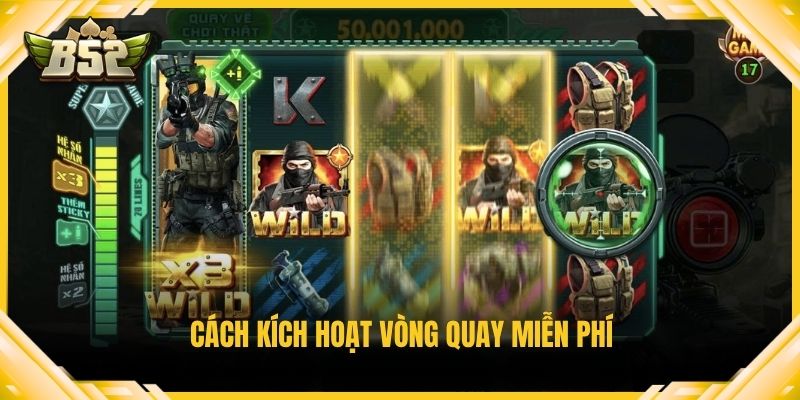 Cách kích hoạt vòng quay miễn phí
