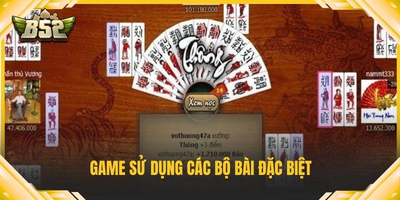 Game sử dụng các bộ bài đặc biệt